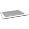 Ekena Millwork Vertical Surface Mount PVC Gable Vent: Functional, w/ 3-1/2"W x 1"P Standard Frame, 40"W x 32"H GVPVE40X3201SF - alternate 3